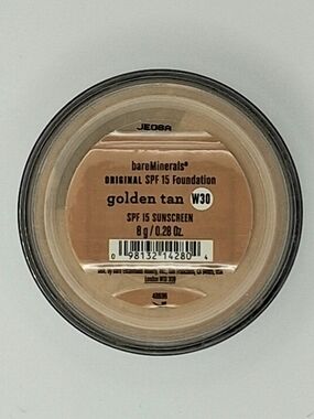 bareMinerals Original SPF 15 Loose Mineral Foundation - Golden Tan 8g/.28oz NWOB
